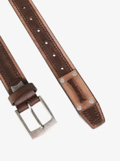 Wampum Cintura in pelle vintage da uomo