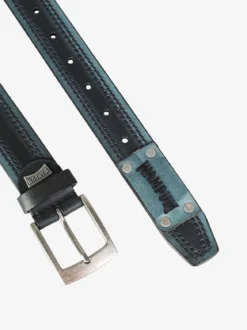 Wampum Cintura in pelle vintage da uomo