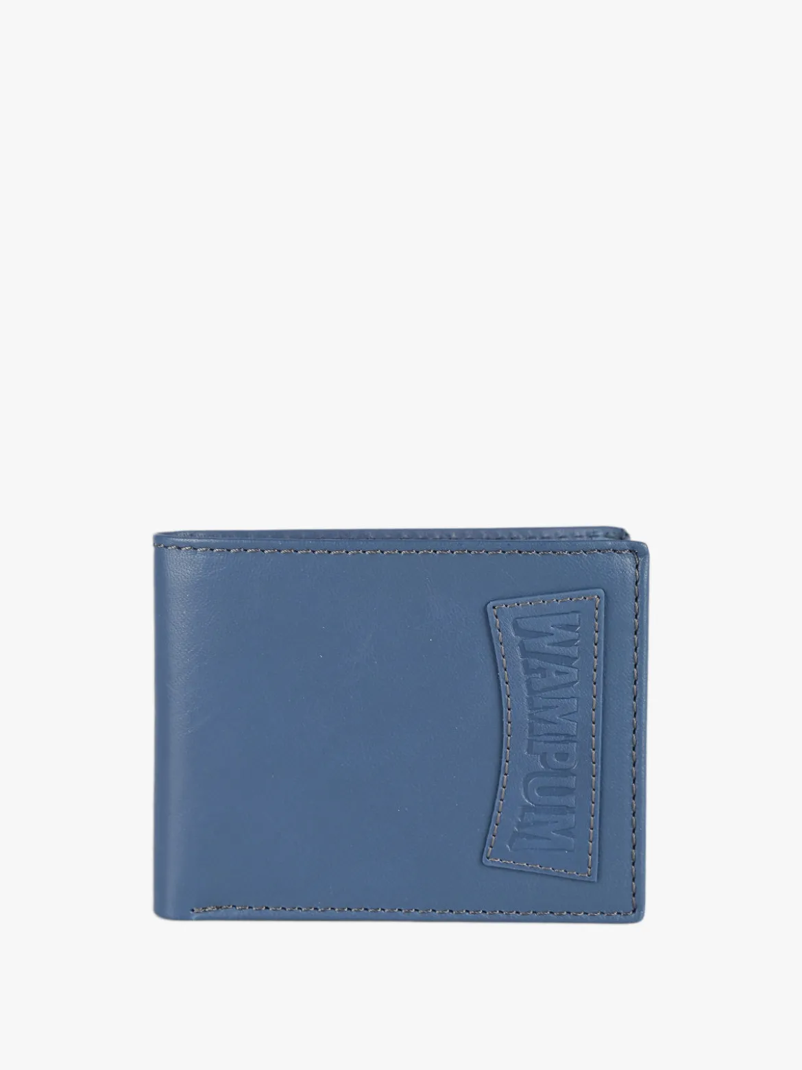 Wampum Portafoglio in pelle uomo con scritta