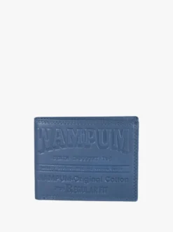 Wampum Portafoglio in pelle uomo con scritte