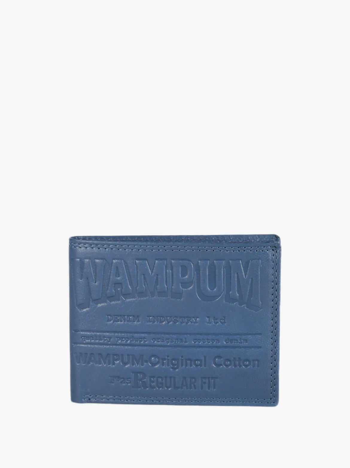 Wampum Portafoglio in pelle uomo con scritte
