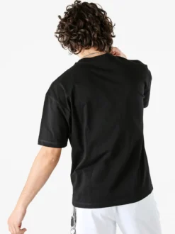 Warren Webber T-shirt oversize da uomo in cotone - nero