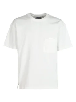 Warren Webber T-shirt uomo in cotone con doppio taschino