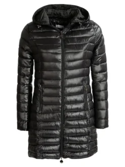W Collection Piumino leggero da donna con cappuccio