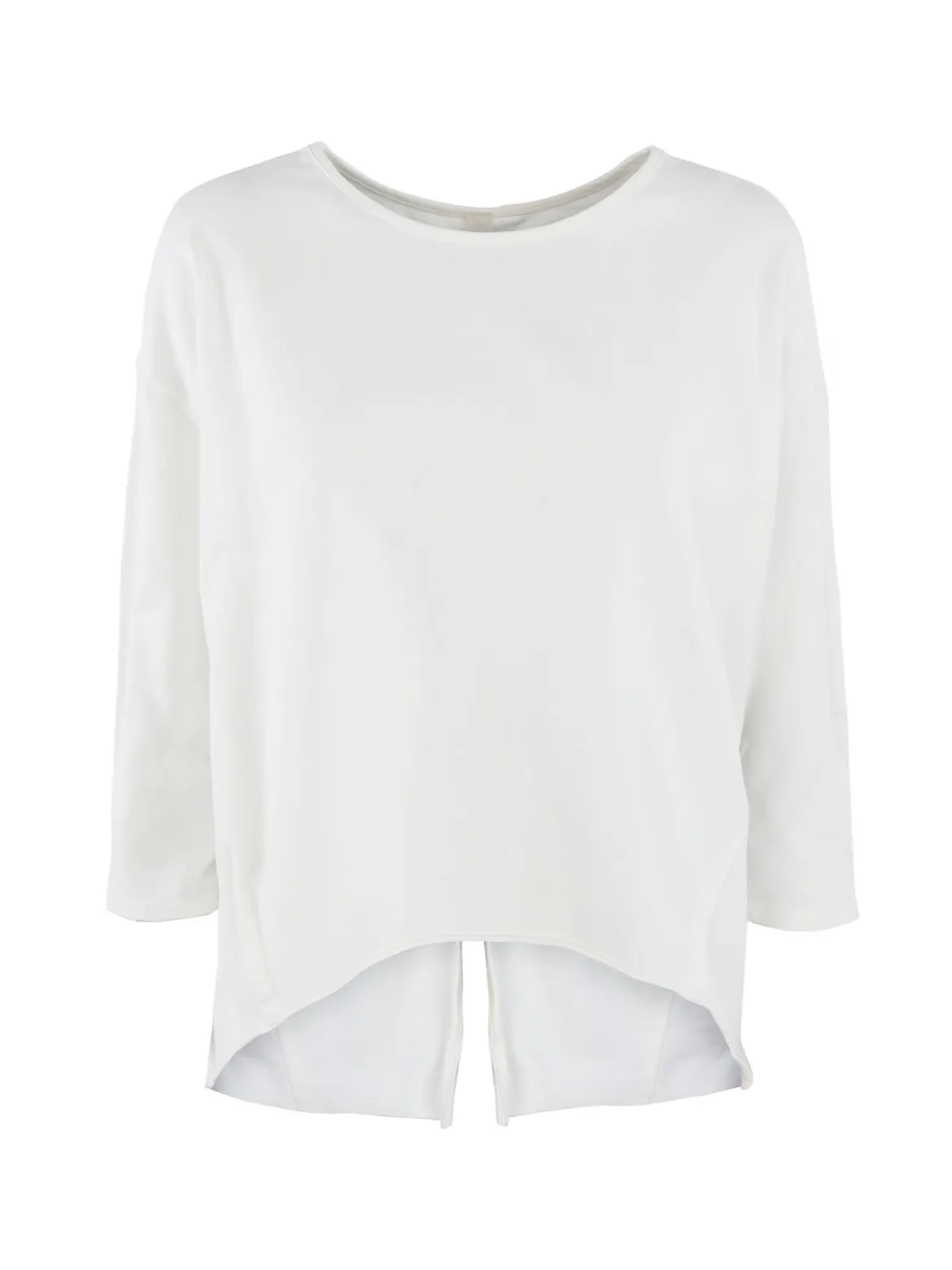 Wendy Trendy T-shirt donna a manica lunga con spacco dietro