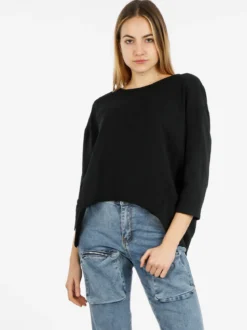 Wendy Trendy T-shirt donna a manica lunga con spacco dietro