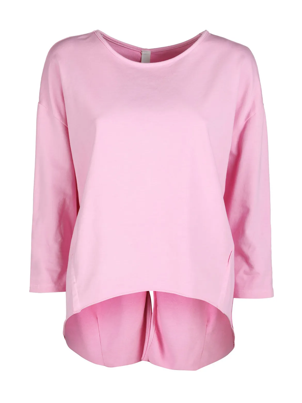Wendy Trendy T-shirt donna a manica lunga con spacco dietro