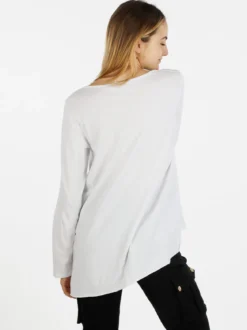 Wendy Trendy T-shirt donna lunga in cotone