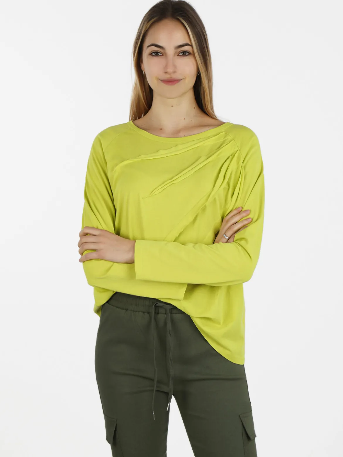 Wendy Trendy T-shirt donna oversize in cotone