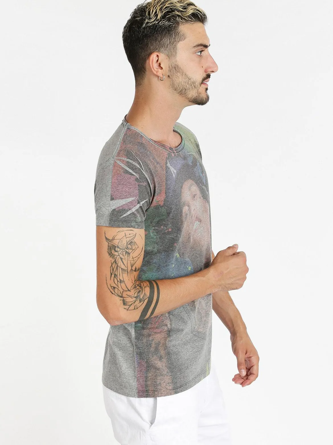 Wilfed T-shirt girocollo con disegno