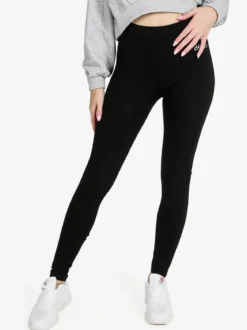 Wit Girl Leggings donna in cotone - nero