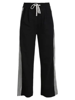 Wit Girl Pantaloni donna con coulisse e strisce laterali