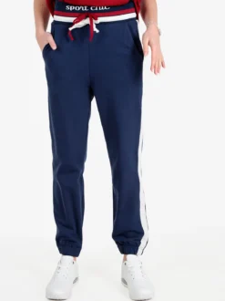 Wit Girl Pantaloni tuta da donna con coulisse e polsini