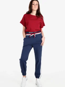 Wit Girl Pantaloni tuta da donna con coulisse e polsini
