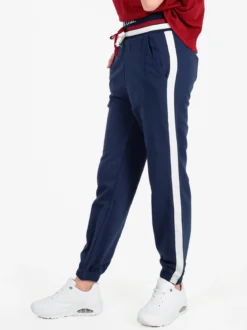 Wit Girl Pantaloni tuta da donna con coulisse e polsini
