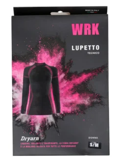 Wrk Lupetto donna tecnico - nero