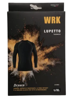 Wrk Maglia a lupetto da uomo in tessuto tecnico
