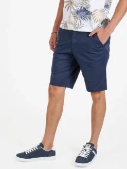 X-Cape Bermuda uomo slim fit in cotone - blu scuro