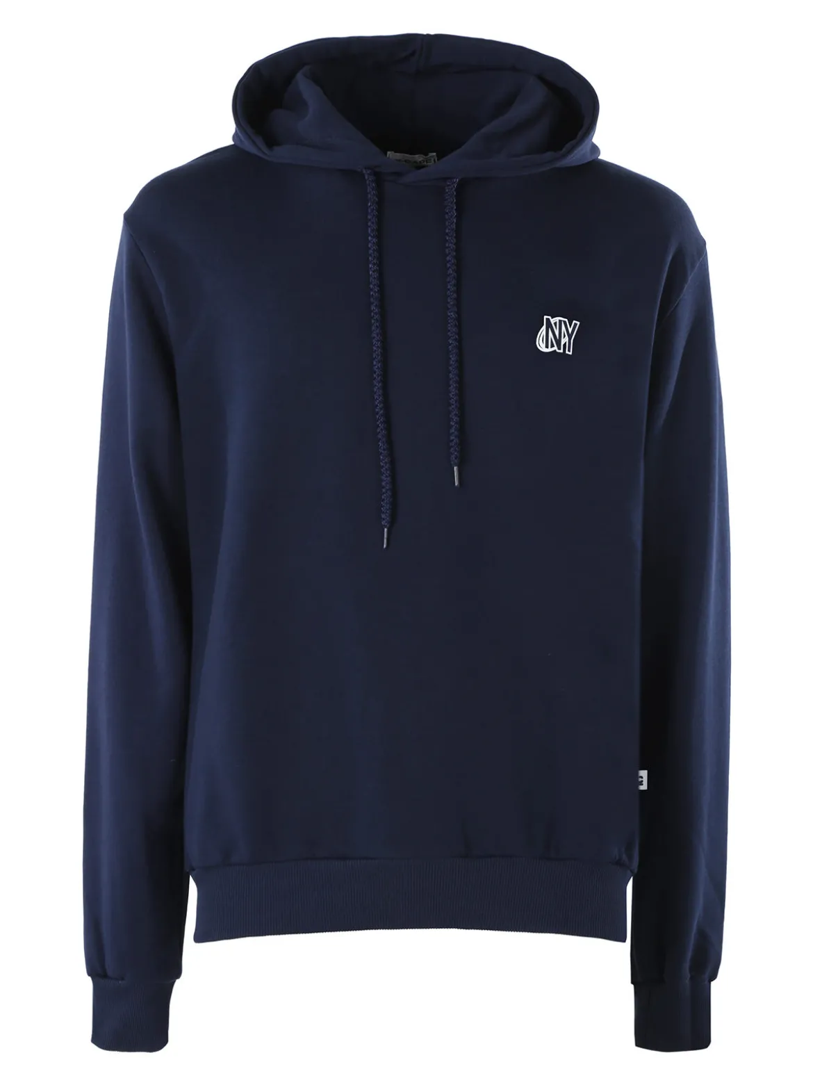 X-Cape Felpa da uomo con cappuccio e stampa sul retro - blu scuro