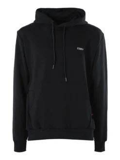 X-Cape Felpa da uomo in cotone con cappuccio - nero