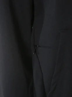 X-Cape Felpa da uomo in cotone con cappuccio - nero