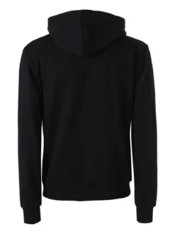 X-Cape Felpa da uomo in cotone con cappuccio - nero