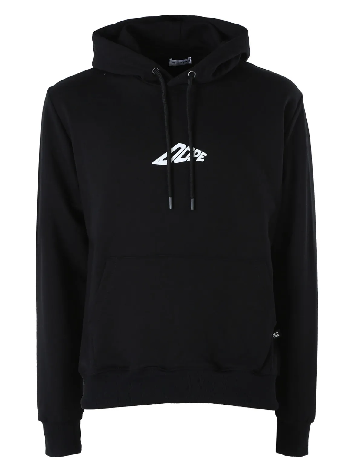X-Cape Felpa da uomo in cotone con cappuccio - nero