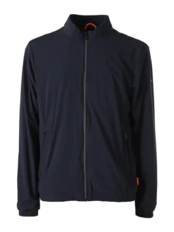 X-Cape Giacca a vento da uomo con zip in tessuto tecnico - blu scuro