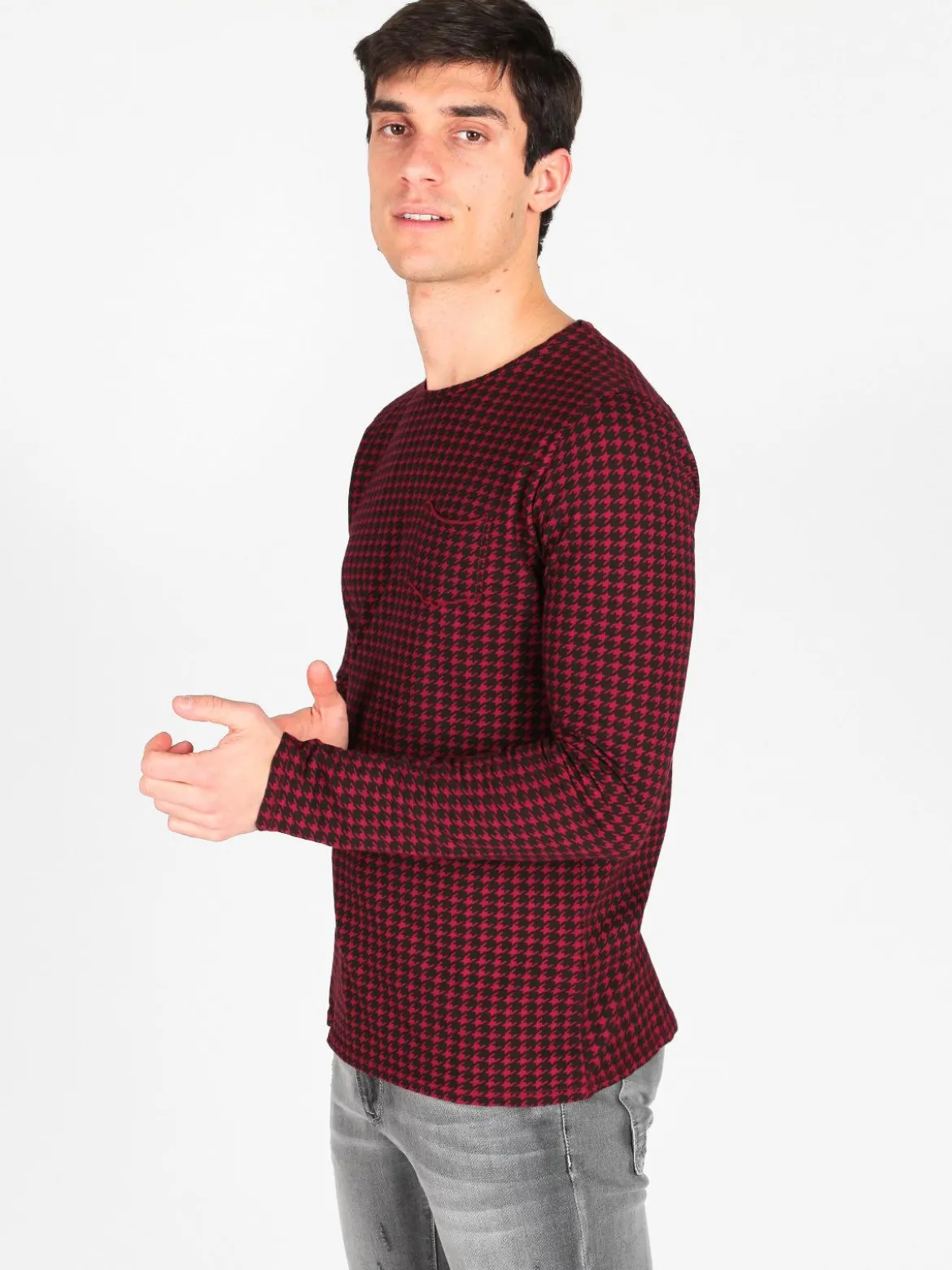 X-Cape Maglia girocollo con taschino