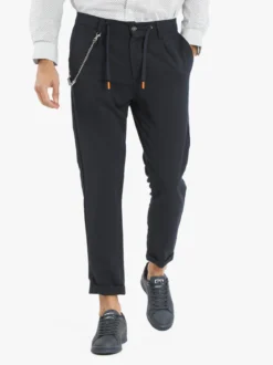 X-Cape Pantaloni casual da uomo con catena