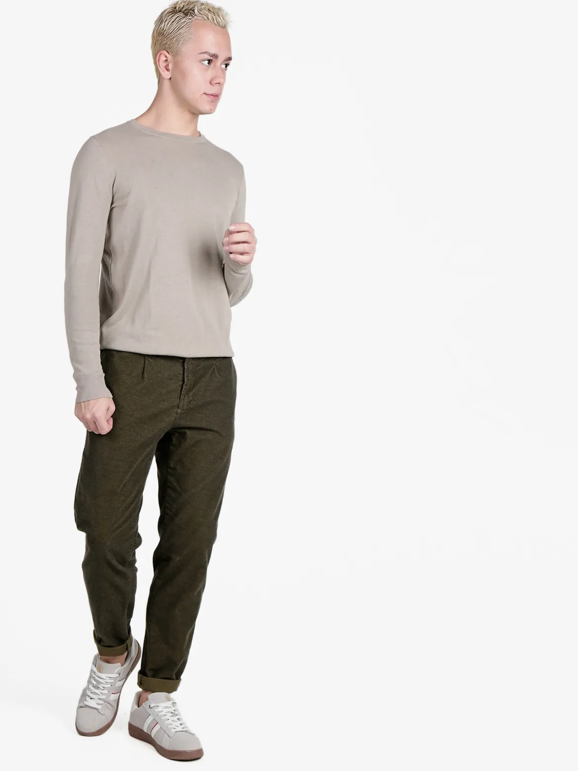 X-Cape Pantaloni casual da uomo slim fit in flanella