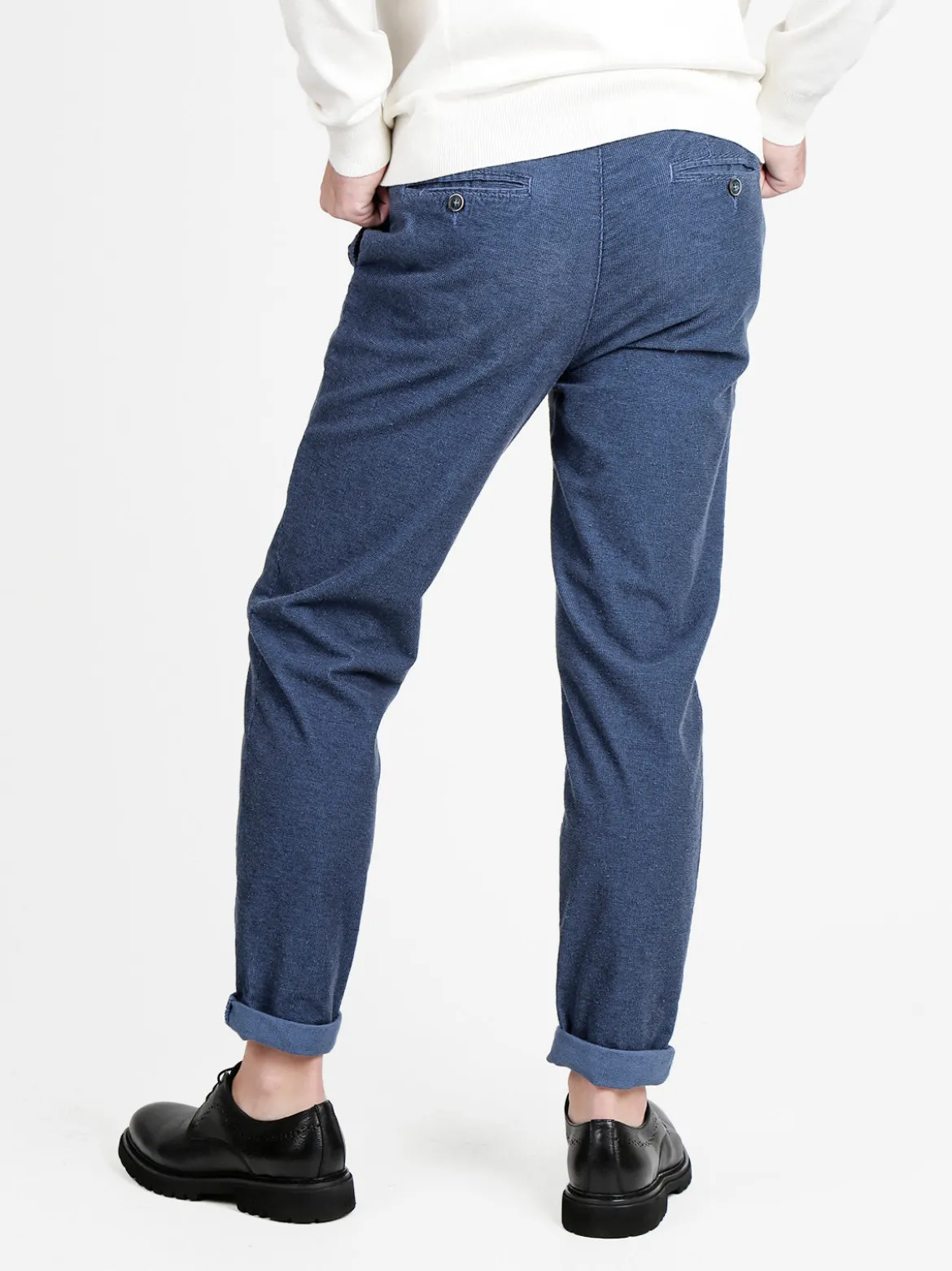 X-Cape Pantaloni casual da uomo slim fit in flanella