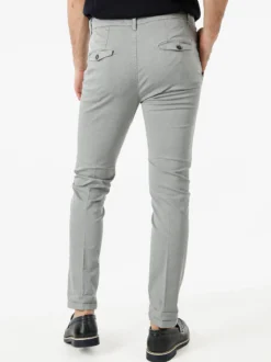X-Cape Pantaloni slim fit da uomo in cotone - grigio