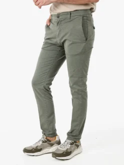 X-Cape Pantaloni slim fit da uomo in cotone - militare