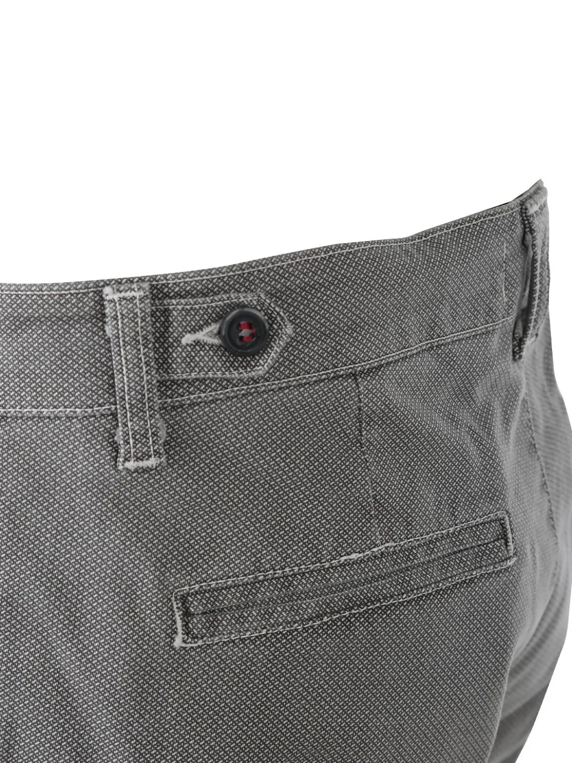 X-Cape Pantaloni uomo slim fit con stampa micro texture - grigio