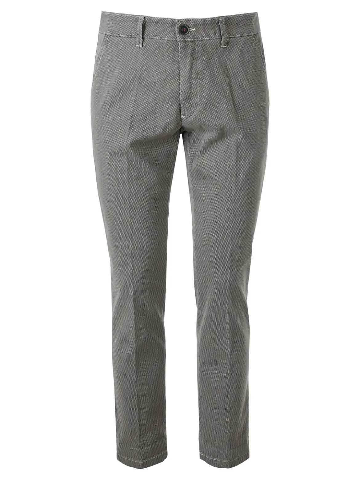 X-Cape Pantaloni uomo slim fit con stampa micro texture - grigio