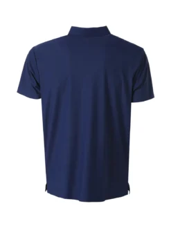 X-Cape Polo da uomo a maniche corte in tessuto tecnico - blu scuro