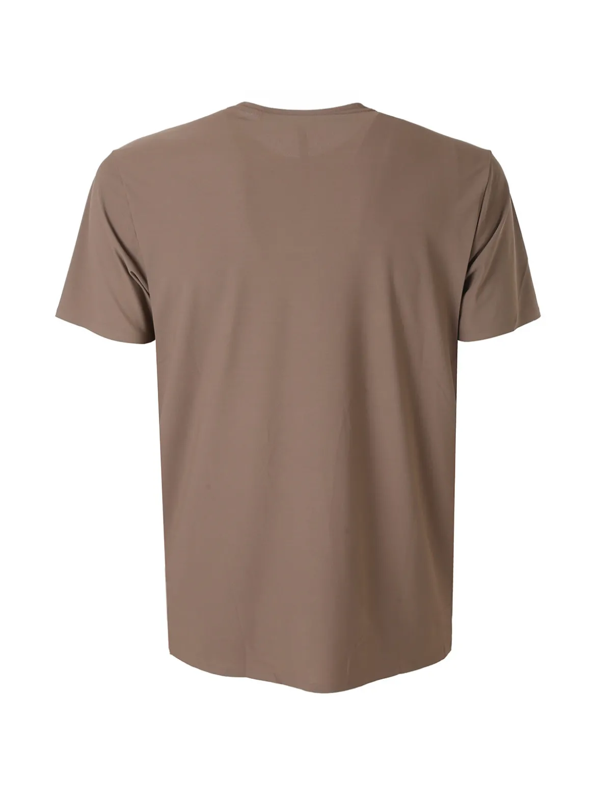 X-Cape T-shirt girocollo da uomo in tessuto tecnico traspirante - marrone