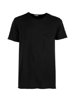 X-Cape T-shirt uomo in cotone con taschino - nero