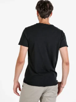 X-Cape T-shirt uomo in cotone con taschino - nero