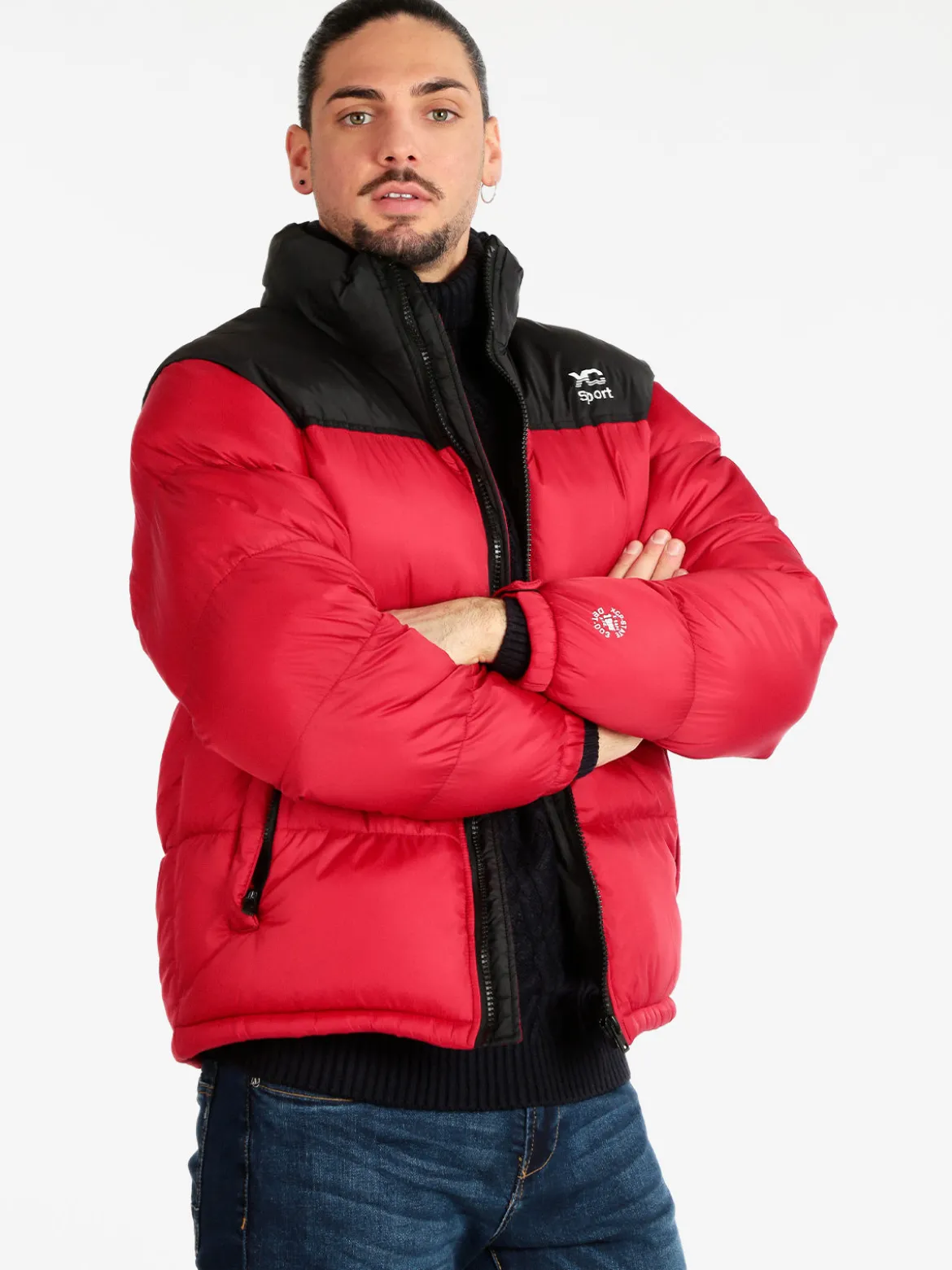 X-Cape ZAGARY Piumino da uomo bicolor