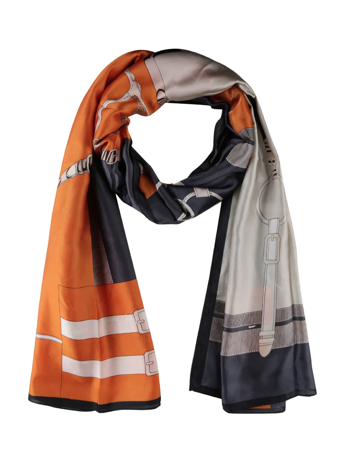 Xld Foulard in seta donna con stampe