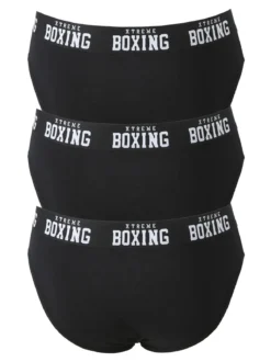 Xtreme Boxing Confezione da 3 slip uomo in cotone - nero