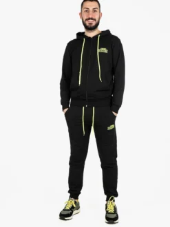 Xtreme Boxing Felpa da uomo con cappuccio e zip