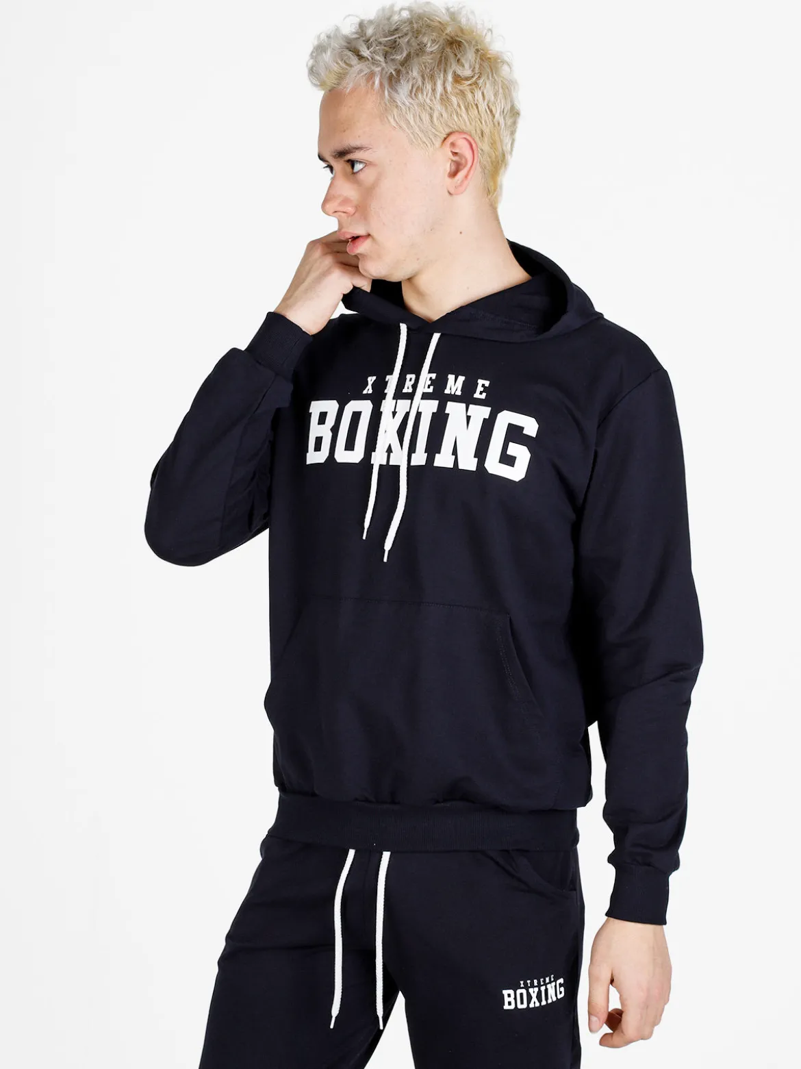 Xtreme Boxing Felpa sportiva da uomo con cappuccio