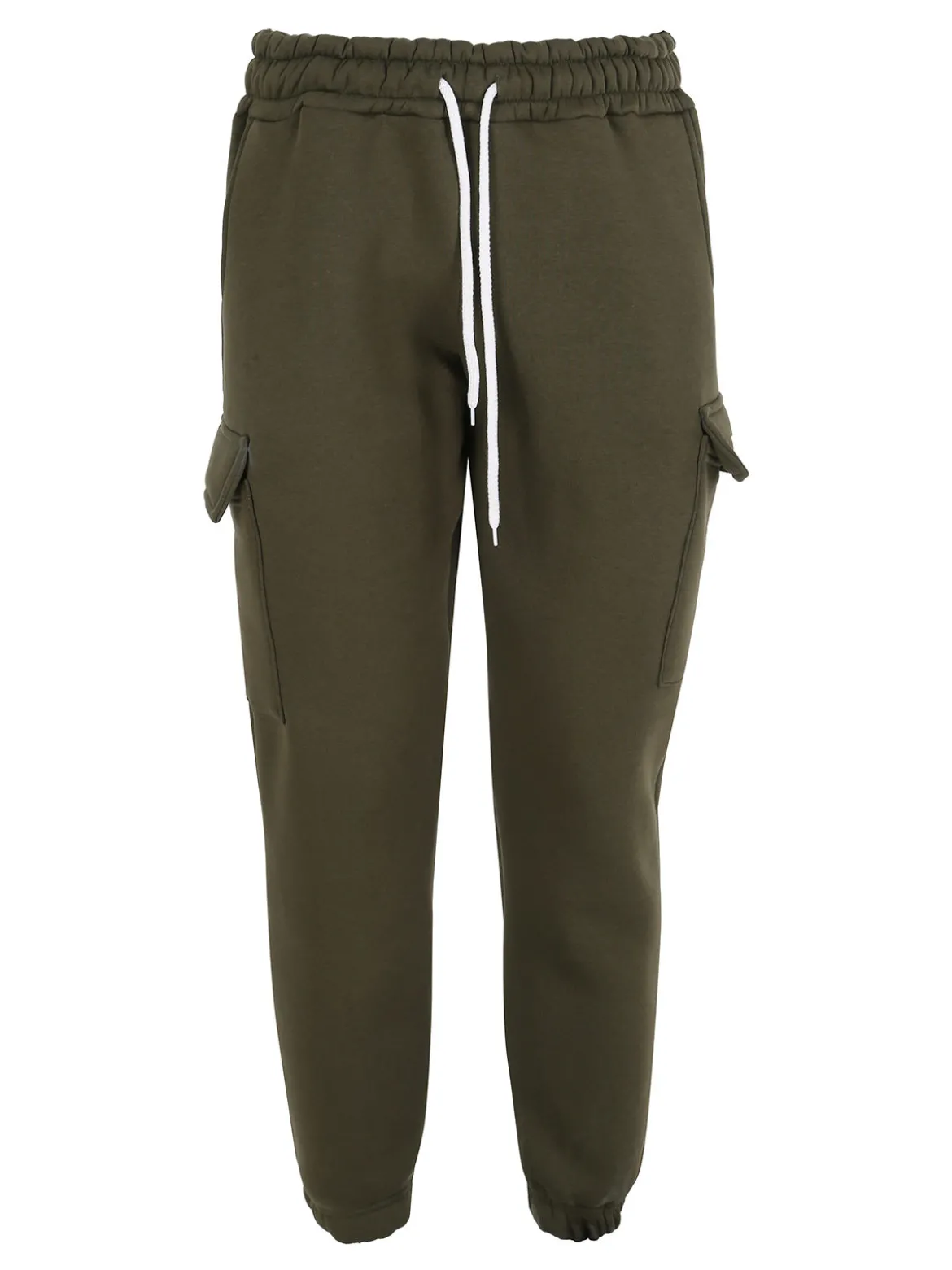 Xtreme Boxing Pantaloni tuta cargo da uomo felpati - militare