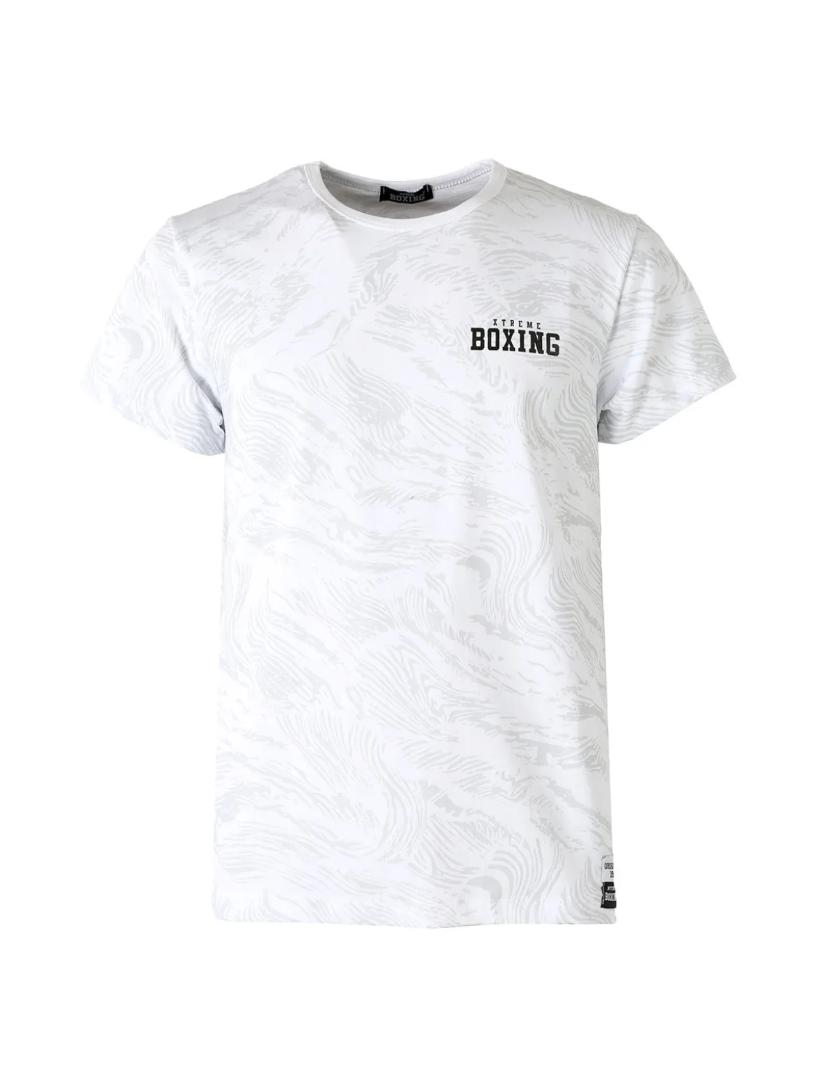 Xtreme Boxing T-shirt da uomo in cotone con logo - bianco