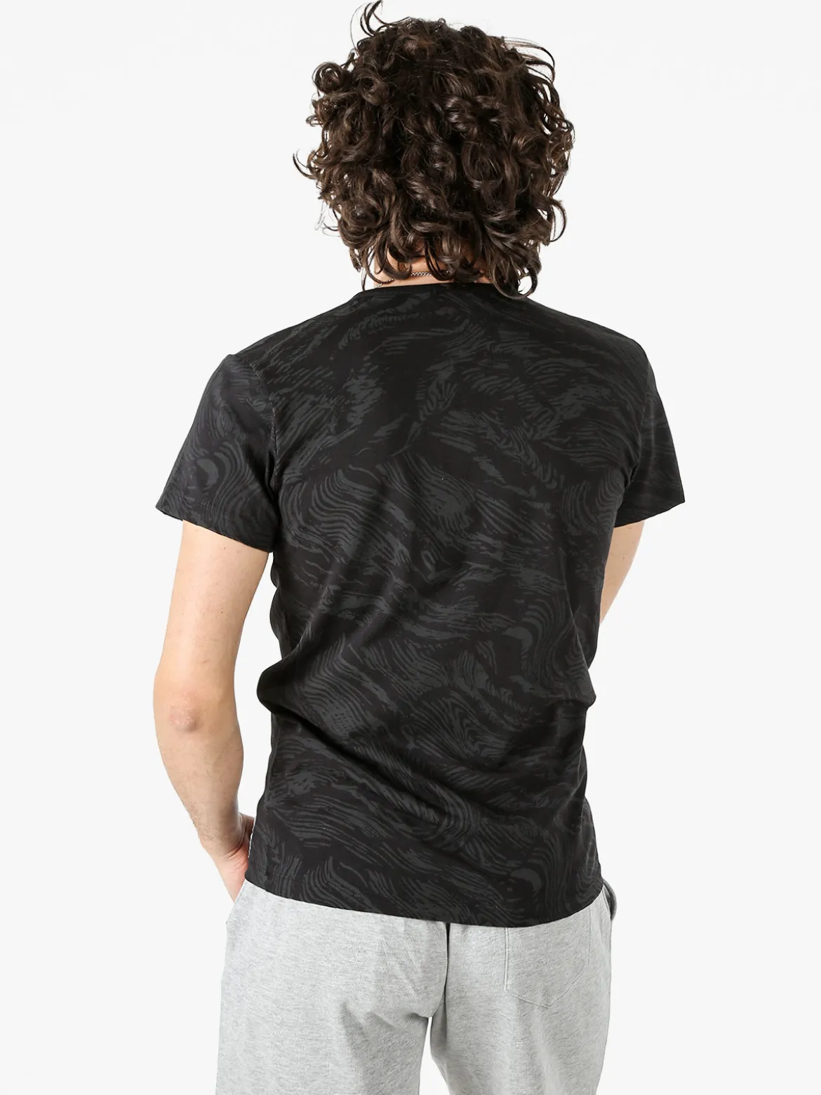 Xtreme Boxing T-shirt da uomo in cotone con logo - nero
