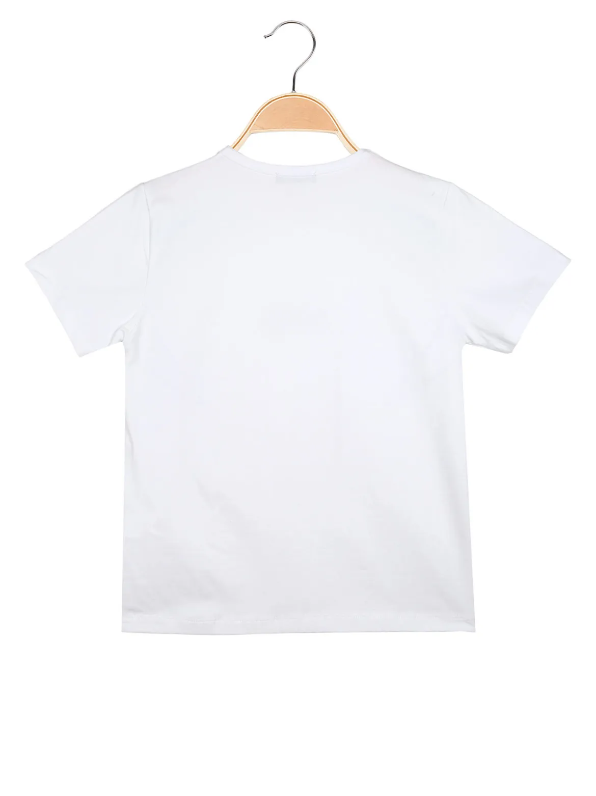 Xtreme Boxing T-shirt girocollo da ragazzo in cotone con logo - bianco