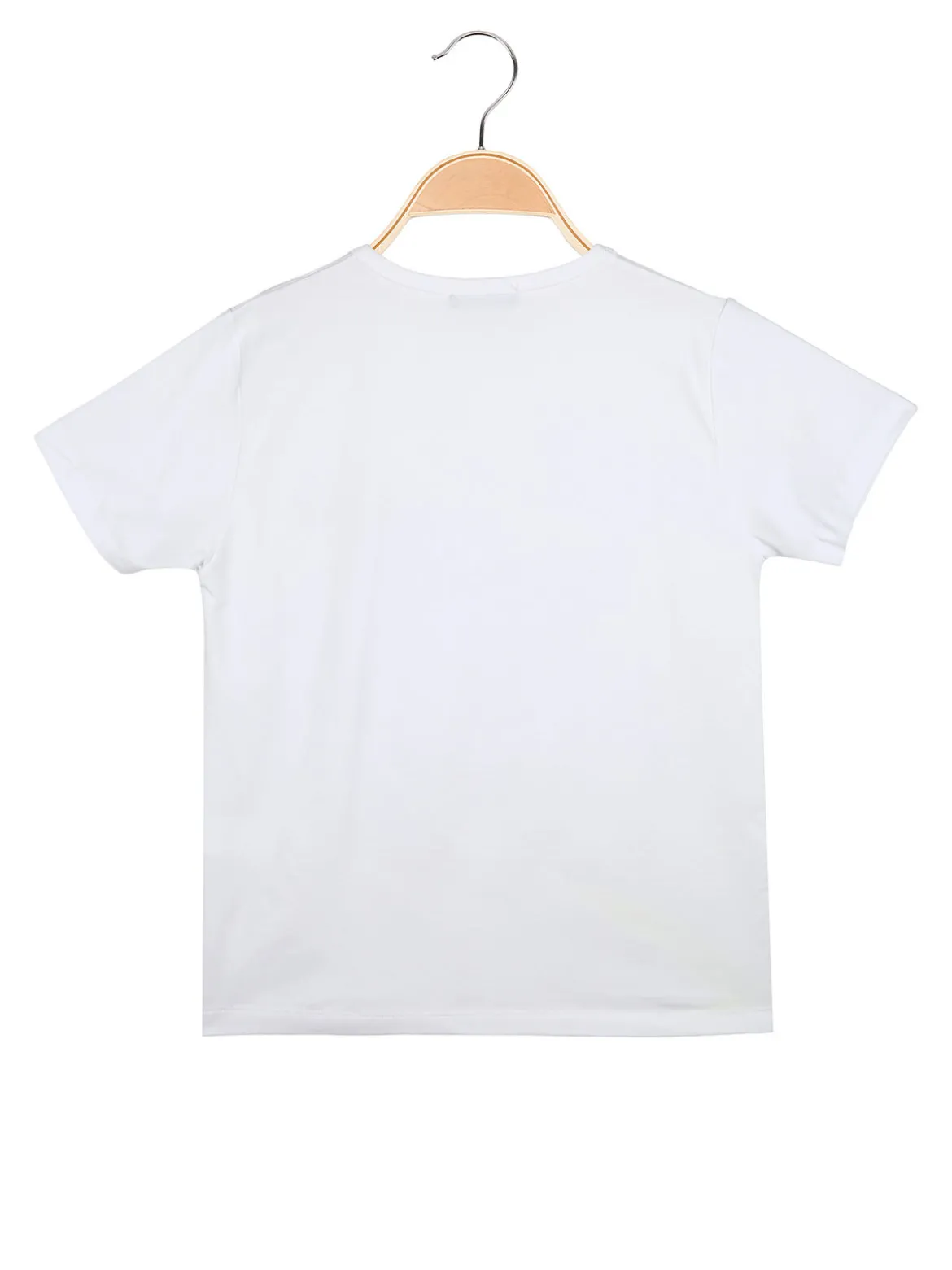 Xtreme Boxing T-shirt girocollo da ragazzo in cotone con stampe - bianco